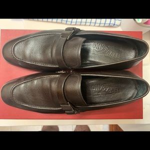 Hickory Pebble Calf Salvatore Ferragamo Loafers